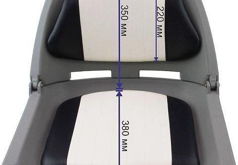 Кресло мягкое поворотное складное в лодку