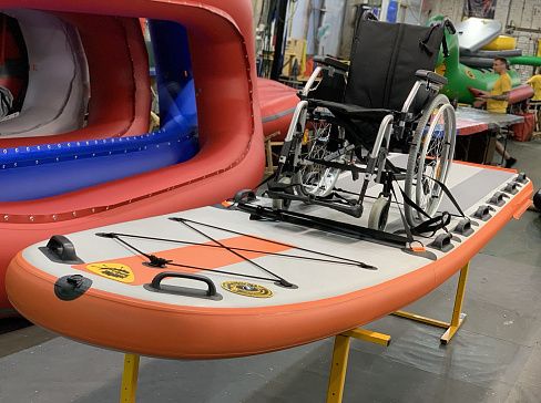 &quot;SUP-ИНКЛЮЗИВ&quot; - надувная САП доска (сапборд) с веслом для людей с ограниченными возможностями (инвалидов)