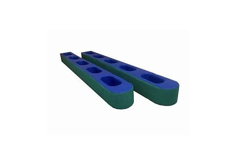 Игровые мягкие лыжи - командный аттракцион для эстафет