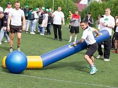 Фотография "ГИГАКЛЮШКИ БОГАТЫРСКИЕ" - надувной аттракцион из ткань ПВХ (PVC) ТаймТриал