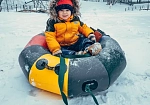 Фотография Надувные бескамерные санки ватрушки «Эко-Санки» для катания по снежному склону из ПВХ ТаймТриал