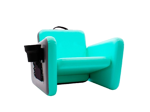 Мобильное бескаркасное надувное кресло из ПВХ