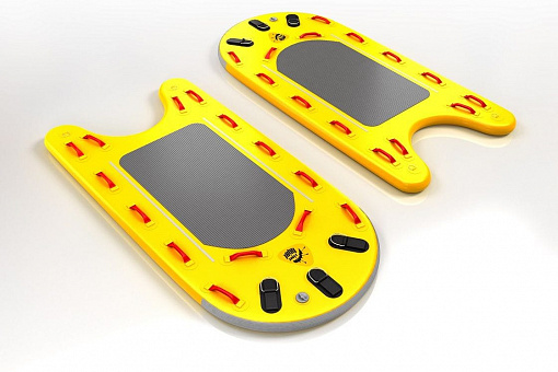 Надувные спасательные сани с ручками для МЧС, спасения из AIRDECK (DWF) ТаймТриал