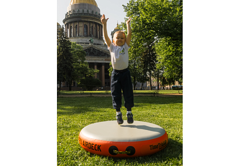 "САЛЬТАР" - надувной гимнастический круглый мат для акробатики, прыжков, сальто "САЛЬТАР" - надувной гимнастический круглый мат для акробатики, прыжков, сальто