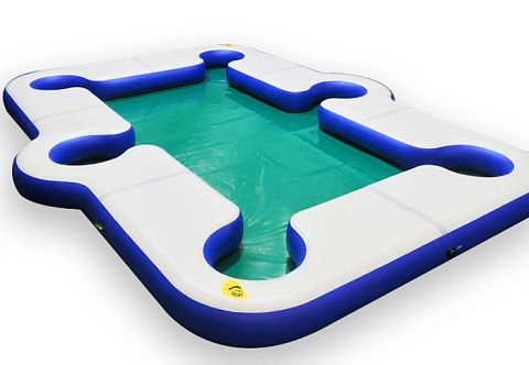 Надувной спортивный аттракцион «Футбольный бильярд (футбильярд, снукбол)» из AirDeck