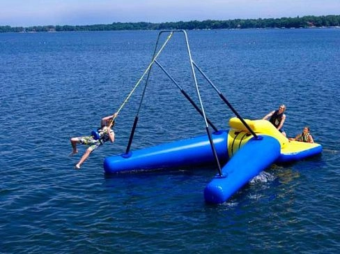 Надувные водные качели на резинке «Тарзано»