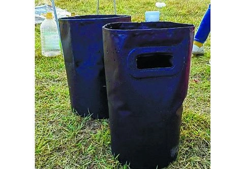 Многофункциональное переносное мягкое складное походное ведро (бочка) из ПВХ