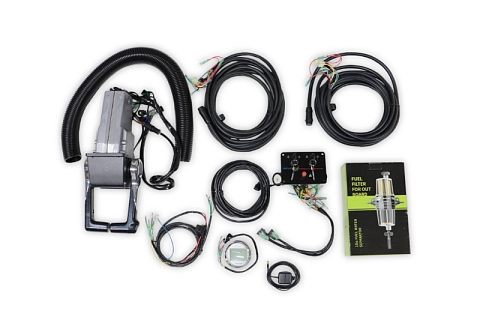 Подвесной лодочный мотор большой мощности TOYAMA F100FEL-T-EFI (4 такта, 100 л.с., 182 кг)