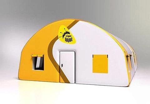 Пневмокаркасный надувной модуль (палатка) для отдыха после спортивных соревнований