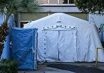 Фотография "САНПРОПУСКНИК" - надувная пневмокаркасная палатка для организации санитарно-гигиенического контроля из ткань ПВХ (PVC) ТаймТриал