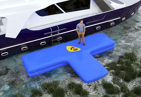 Надувной Т-образный причал (понтон, пирс, пристань) из AirDeck