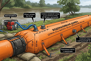 Мобильная защита от наводнений, паводков, потопов