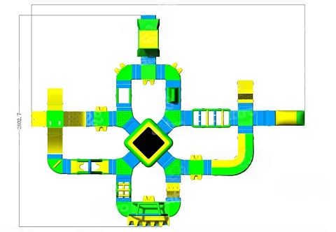 Надувной аквапарк «СПОРТИ»