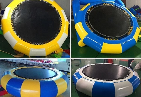 Надувной гимнастический круглый батут в 1 кольцо
