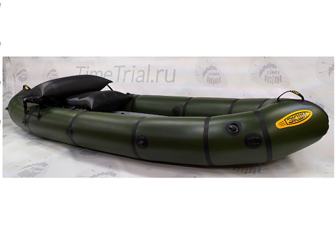 "ЭКШН ДРАЙ-335" - одноместный надувной сверхлегкий каяк из ТПУ с надувным дном с самоотливом для бурной воды