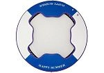 Фотография "HAPPYCHILL" - надувная круглая платформа с сеткой для отдыха на воде из AIRDECK (DWF, DROP STITCH) ТаймТриал