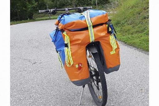 Велорюкзак профессиональный VeloPro 55л +15л из ПВХ ТаймТриал