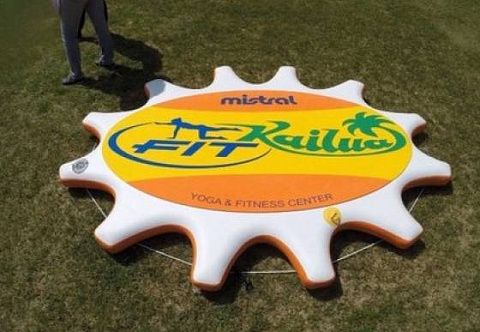 Надувной причал (стоянка, пирс, пристань) для надувных SUP (гребля на доске стоя) 