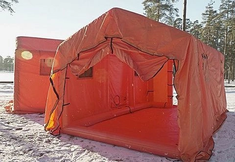 Надувная облегченная палатка «ЛАЙТ» из ТПУ