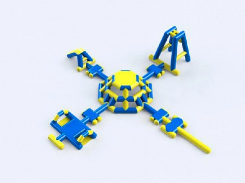 Надувной развлекательный аквапарк 