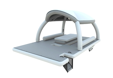Надувная беседка для отдыха на воде увеличенная