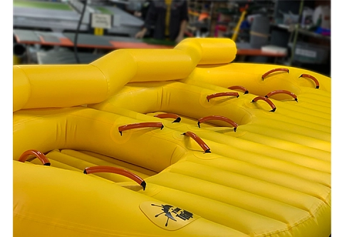 Тройная надувная буксируемая ватрушка из ПВХ