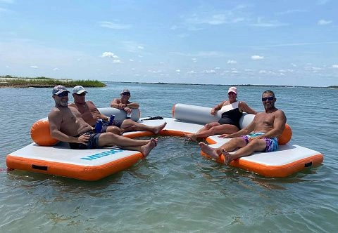 Надувной плот-платформа 