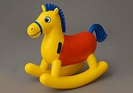 Фотография "КОНЬ-КАЧАЛКА" - надувной детский аттракцион для праздников из ткань ПВХ (PVC) ТаймТриал
