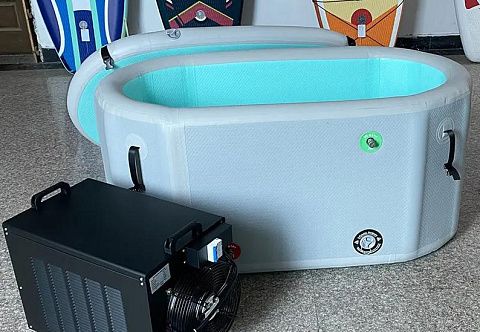 &quot;СПОРТВАННА&quot; - надувная мобильная ледяная ванна, купель для спортсменов, прочная, долговечная для спорта, фитнеса, льда