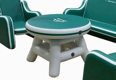 Надувной бескаркасный круглый стол из AirDeck Drop Stitch