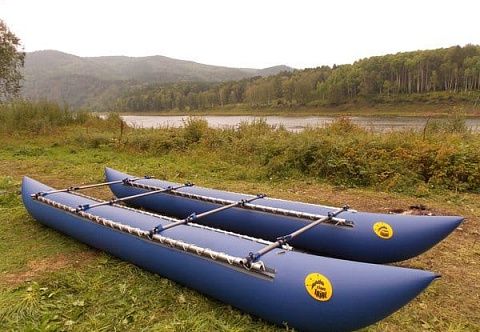&quot;К-600&quot; - надувной туристический сплавной катамаран для сплава