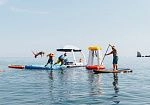 Фотография Надувная беседка для отдыха на воде - Комбо из AIRDECK (DWF, DROP STITCH) ТаймТриал