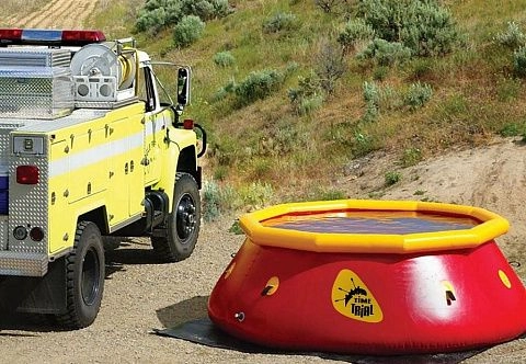 Надувной бассейн или мягкий бескаркасный резервуар РБ для воды из ПВХ