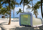 Фотография Надувная туристическая палатка для кемпинга из ПВХ ТПУ 210D ТаймТриал