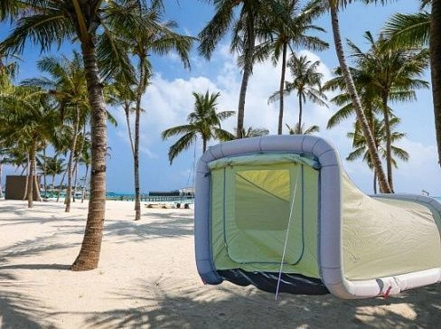 Надувная туристическая палатка для кемпинга