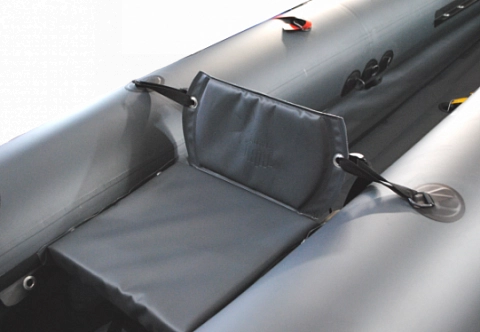 Мягкое ПВХ сиденье с спинкой в байдарку (ненадувное)