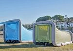 Фотография Надувная туристическая палатка для кемпинга из ПВХ ТПУ 210D ТаймТриал