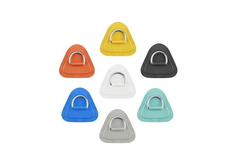 Кольцо треугольное металлическое (для крепления, коленных упоров, рюкзаков и т.д)