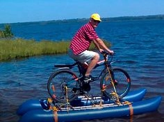 Фотография Надувные баллоны (понтоны) для водного велосипеда из ПВХ ТаймТриал