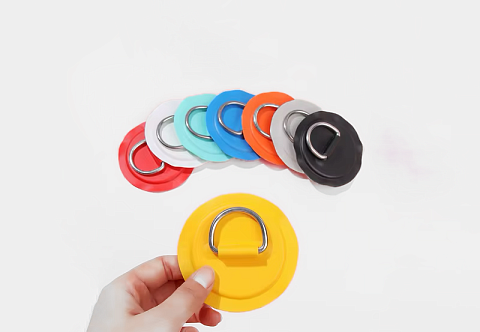 Кольцо ПВХ круглое металлическое или пластиковое (для крепления, коленных упоров, рюкзаков и т.д)