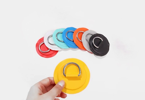 Кольцо ПВХ круглое металлическое или пластиковое (для крепления, коленных упоров, рюкзаков и т.д)