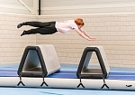 Фотография "ПАРКУР" - Надувной снаряд для гимнастики и паркура из ткань AirDeck ПВХ (воздушная палуба) ТаймТриал