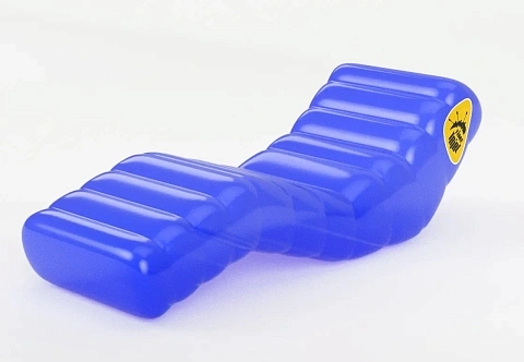 Надувной бескаркасный шезлонг из ПВХ