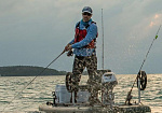 "ФИШМАРАН" - надувной рыболовный катамаран из AIRDECK с транцем под мотор для рыбалки из AIRDECK (DWF) ТаймТриал