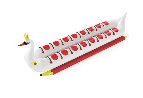 &quot;ЦАРЕВНА-ЛЕБЕДЬ-ДАБЛ&quot; - надувной зимний, водный буксируемый аттракцион дубль-банан