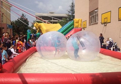 Надувная арена для бамперболов  BOOM