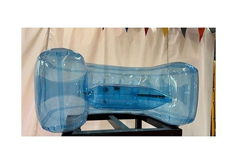 Надувное прозрачное кресло