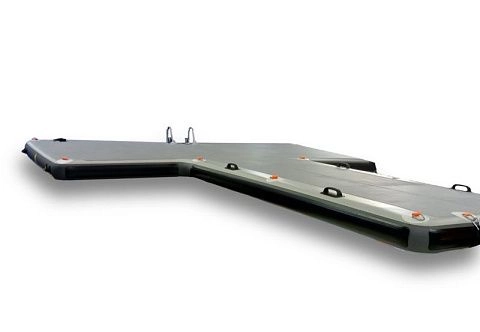 Причал надувной (понтон, пирс, пристань) Т-образный из AirDeck