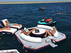 Фотография Надувная беседка для отдыха на воде из AIRDECK (DWF) ТаймТриал