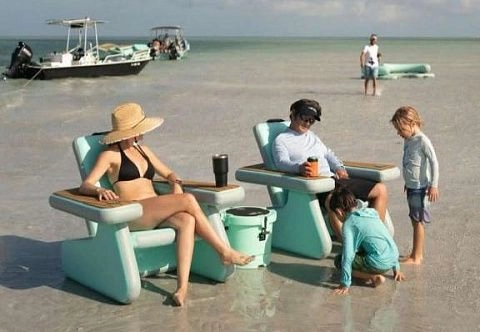 Надувной пляжный стул, кресло для отдыха